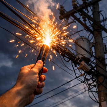 Fogos de artifício: Energisa alerta para os riscos de soltar fogos de artifício próximo à rede elétrica